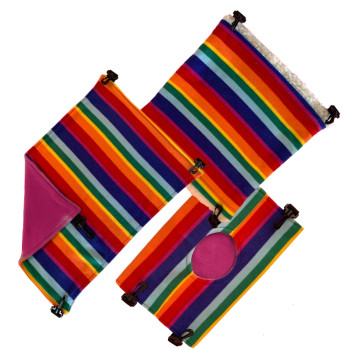 Hammock set - Rainbow Stripes