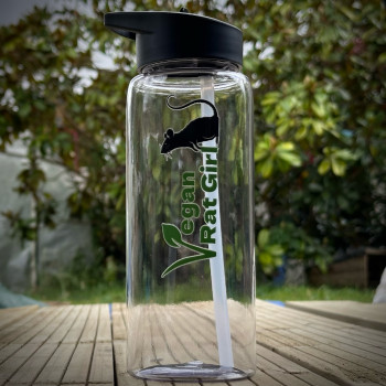 Vegan Rat Girl drink bottle