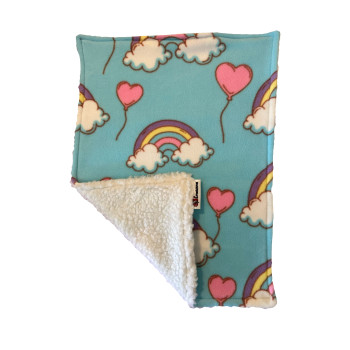 Pastel Rainbows Lap Blanket