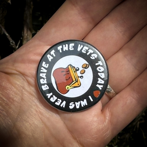 "Brave at the vets" badge