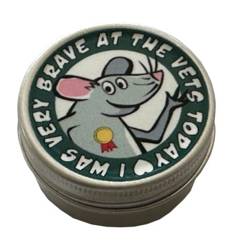Brave At The Vets - Rat - Treats Tin