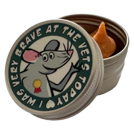 Brave At The Vets - Rat - Treats Tin