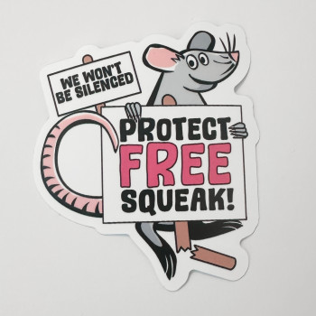 Protect Free Squeak Sticker